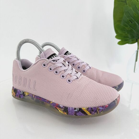 NoBull Project Shoes - Nobull Superfabric Trainer Women Size 6 Workout Gym Shoes Fire Lavender Splatter